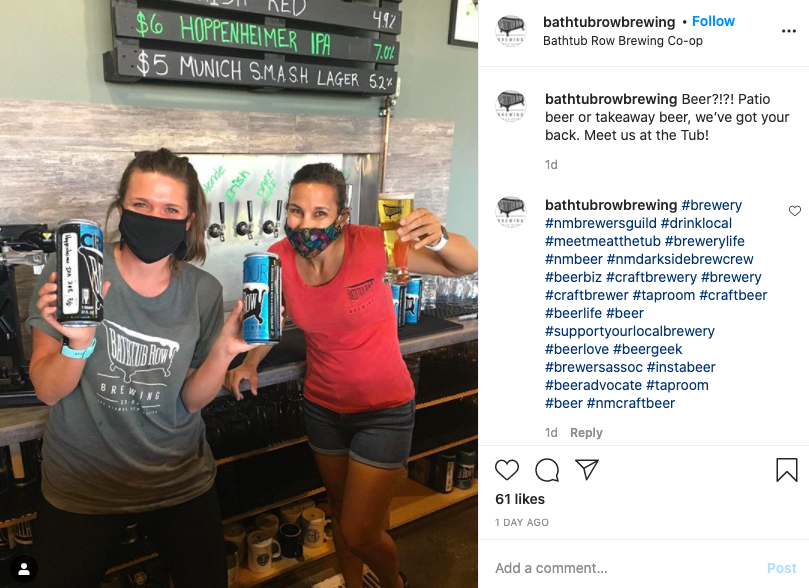 Beertenders at Bathtub Row Brewing Co-op